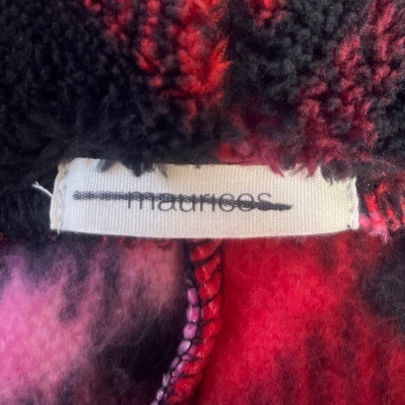 Maurices Teddy Sherpa Shorts Womens Large Red Black Plaid New WOT - Picture 7 of 9